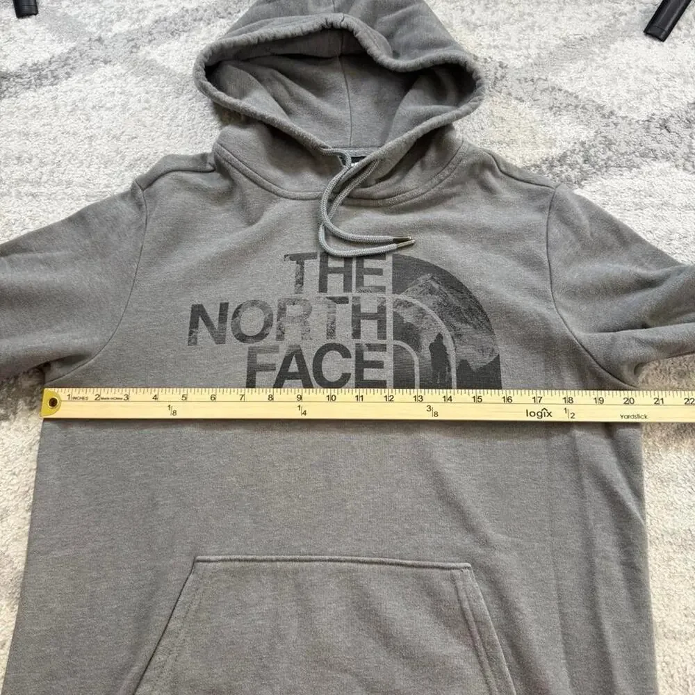 The north face hoodie grey size small